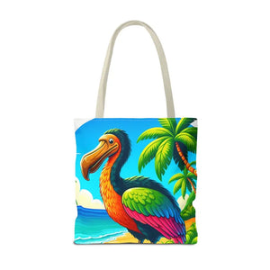 Tropical Dodo Tote Bag Featuring Colorful Beach Vibes - Dipaliz - Bags