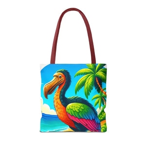Tropical Dodo Tote Bag Featuring Colorful Beach Vibes - Dipaliz - Bags
