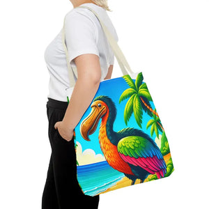 Tropical Dodo Tote Bag Featuring Colorful Beach Vibes - Dipaliz - Bags