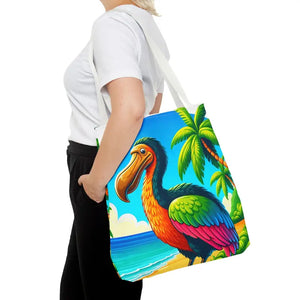 Tropical Dodo Tote Bag Featuring Colorful Beach Vibes - Dipaliz - Bags