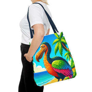 Tropical Dodo Tote Bag Featuring Colorful Beach Vibes - Dipaliz - Bags