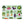 Tempered Glass Cutting Board with Rubber Dots Colorful Vegetables Dipaliz - Small - Boards