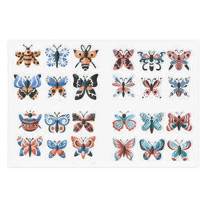 Watercolor Butterfly Sticker Sheets - Eco-friendly Gifts - Dipaliz - Decorative Stickers