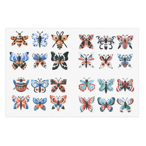 Watercolor Butterfly Sticker Sheets - Eco-friendly Gifts - Dipaliz - Decorative Stickers