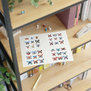 Watercolor Butterfly Sticker Sheets - Eco-friendly Gifts - Dipaliz - Decorative Stickers
