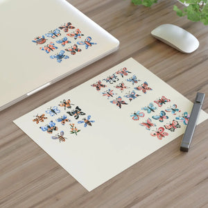 Watercolor Butterfly Sticker Sheets - Eco-friendly Gifts - Dipaliz - Decorative Stickers