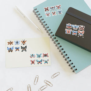 Watercolor Butterfly Sticker Sheets - Eco-friendly Gifts - Dipaliz - Decorative Stickers