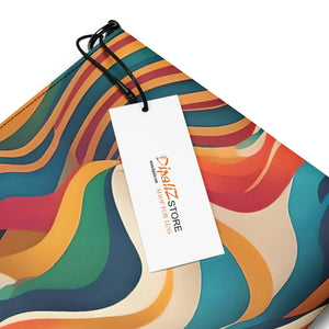 Wavy Stripe Crossbody Bag - Faux Leather Style - Dipaliz - Cross Body Bags