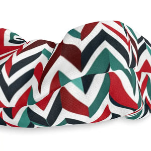 Colorful Zigzag Scrunchie - Stylish Hair Accessories - Dipaliz - 4’’ × - Ponytail Holders