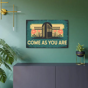 Retro Metal Art Sign - White Aluminum Vintage Decor - Dipaliz - Novelty Signs