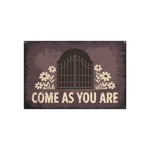 Vintage Metal Art Sign - White Aluminum Composite Decor - Dipaliz - Novelty Signs