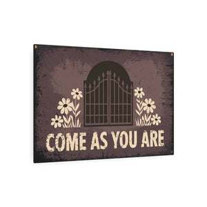 Vintage Metal Art Sign – White Aluminum Composite - Dipaliz - Novelty Signs
