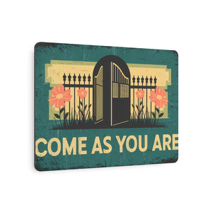 Retro Metal Art – White Aluminum Composite - Dipaliz - Novelty Signs