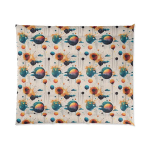 Abstract Planets and Clouds 100% Polyester Comforter - Quilts & Comforters