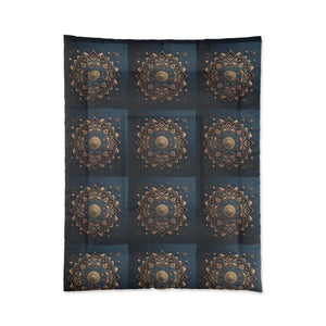 Mandal Geometric Pattern Comforter – Soft Microfiber - Dipaliz - Quilts & Comforters