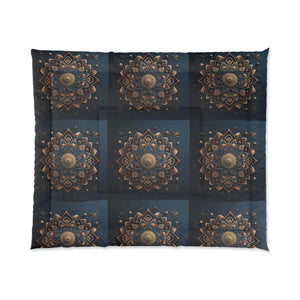 Mandal Geometric Pattern Comforter – Soft Microfiber - Dipaliz - Quilts & Comforters