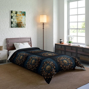 Mandal Geometric Pattern Comforter – Soft Microfiber - Dipaliz - Quilts & Comforters