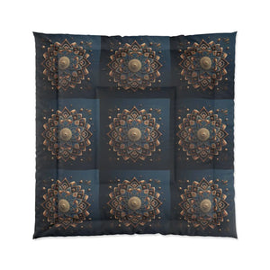 Mandal Geometric Pattern Comforter – Soft Microfiber - Dipaliz - Quilts & Comforters