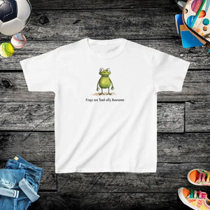 Kids Heavy Cotton Tee - Ultimate Comfort Everyday - Dipaliz - White / Xs - T-shirts