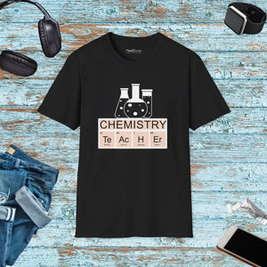 Chemistry Teacher T-shirts Women’s Fashion Science Style - Dipaliz - Black / s