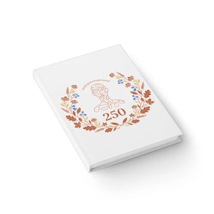 Commemorative 250 Floral Journal – Ruled Lined Keepsake Notebook - Journals