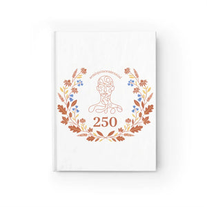 Commemorative 250 Floral Journal – Ruled Lined Keepsake Notebook - Journals
