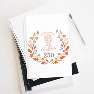 Commemorative 250 Floral Journal – Ruled Lined Keepsake Notebook - Journals