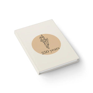 Commemorative 250 Years Torch Journal – Lined Hardcover Keepsake - Journals