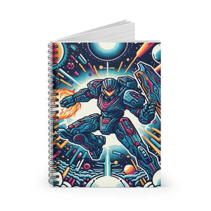 Galactic Warrior Notebook Ruled Line - Fierce Style - Dipaliz - one Size - Notebooks & Notepads