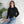 Constellation Crewneck Sweatshirt - Minimal Zodiac Star Map - Black / s