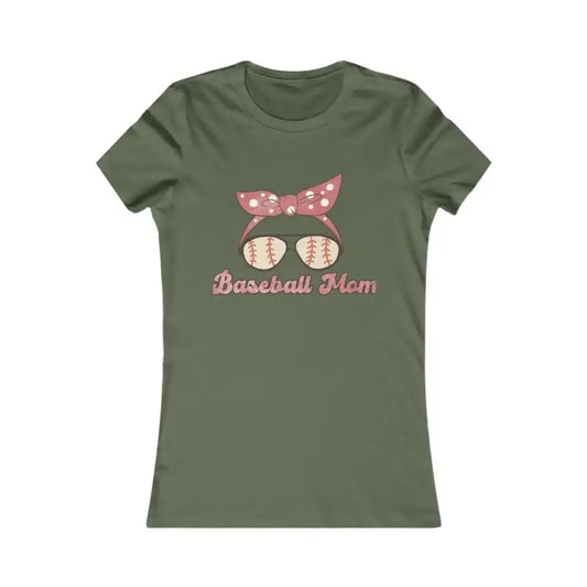 Stylish Baseball Mom Shirt - Look Cool & Feel Comfy - s / Military Green T-shirt