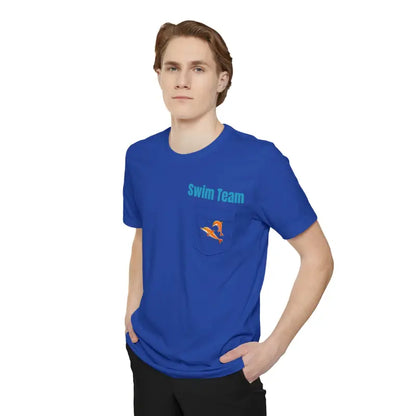 Chill in Style: the Ultimate Airlume Cotton Pocket Tee - True Royal / s T-shirt