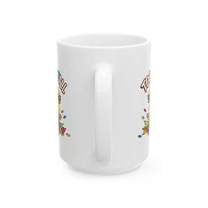 Too Cool for Fall Ceramic Mug, Cute Ducklings with Sunglasses 11oz & 15oz - Mugs