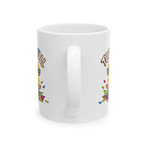 Too Cool for Fall Ceramic Mug, Cute Ducklings with Sunglasses 11oz & 15oz - Mugs