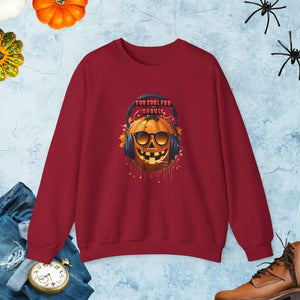 Unisex Heavy Blend Crewneck Sweatshirt too Cool for Ghouls - Dipaliz - Cardinal Red / s - Sweatshirts
