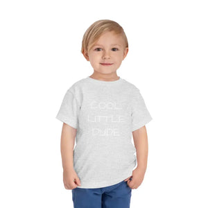 Cool Little Dude Toddler Tee - Soft Short Sleeve Style - Dipaliz - Athletic Heather / 2t - Baby & Clothing