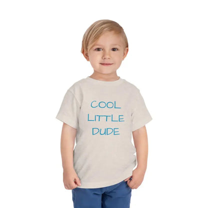 Cool Little Dude Toddler Tee: Ultimate Wardrobe Boost - Heather Dust / 2t Kids Clothes