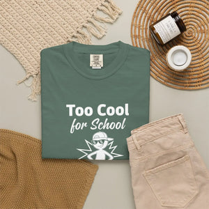 Too Cool for School T-shirt, Retro Kid Graphic Tee - T-shirts