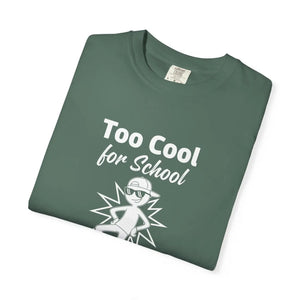 Too Cool for School T-shirt, Retro Kid Graphic Tee - T-shirts