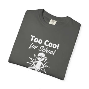 Too Cool for School T-shirt, Retro Kid Graphic Tee - T-shirts