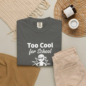Too Cool for School T-shirt, Retro Kid Graphic Tee - T-shirts