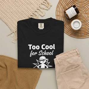 Too Cool for School T-shirt, Retro Kid Graphic Tee - T-shirts