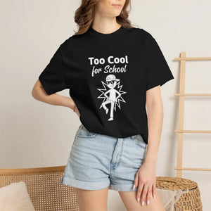Too Cool for School T-shirt, Retro Kid Graphic Tee - T-shirts