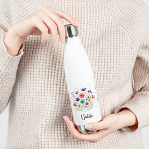 Customized Wildflower Bouquet Insulated Bottle - Dipaliz - Water Bottles