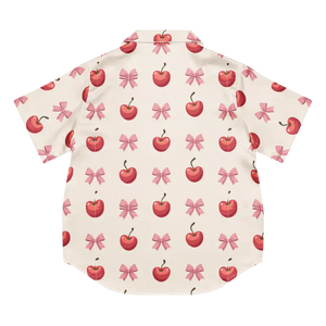 Short Sleeve Pajama Top Satin Comfort Glam Style - Dipaliz - Clothing Tops