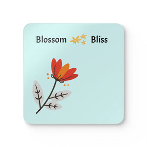 Floral Corkwood Coaster Set – Blossom Decor - Dipaliz - Coasters