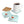 Floral Corkwood Coaster Set – Blossom Decor - Dipaliz - Coasters