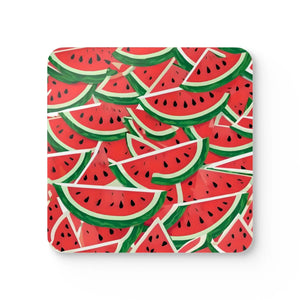 Shimmering Watermelon Coaster Set – Prevent Sliding - Dipaliz - Coasters