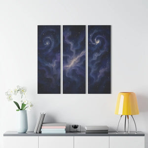 Cosmic Acrylic Wall – Rock a Triptych Art - Dipaliz - Prints