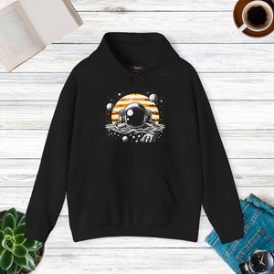 Cosmic Astronaut Hoodie - Eye-catching Design Unisex - Dipaliz - s / Black - Hoodies